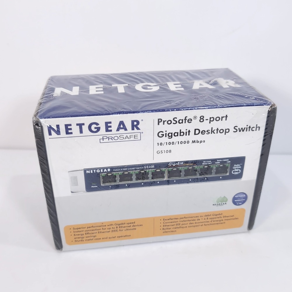 NetGear GS108NA ProSafe 8-port Gigabit Switch